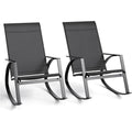 garveelife schaukelstuhl outdoor relaxsessel fuer poolside gartenstuhl