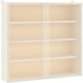 vidaxl sammlervitrine aus holz mit tueren 40x85x37 cm