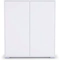 highboard elena m1 aktenschrank mit push-to-open made in germany moderner schrank fuer wohnzimmer buero weiss matt 103 x 118 x 37 cm