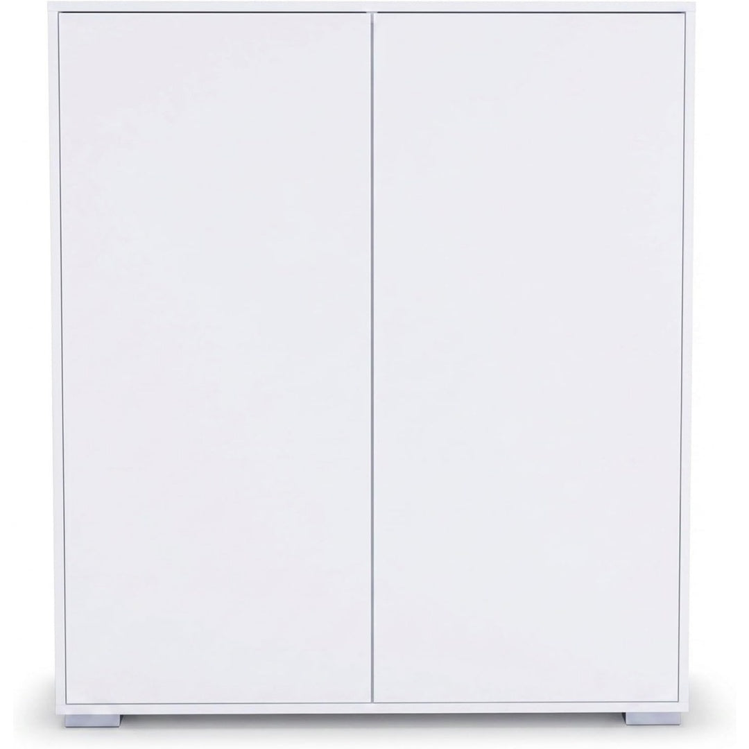 highboard elena m1 aktenschrank mit push-to-open made in germany moderner schrank fuer wohnzimmer buero weiss matt 103 x 118 x 37 cm