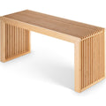 bambusbank flur esszimmer schlafzimmer 90x33x43 cm bam boo box garderobenbank - sitzbank schlafzimmer 90x33x43cm - sitzbank kueche - holzbank ohne lehne - holzbank indoor